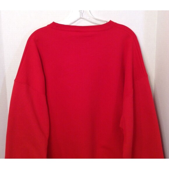 Vtg St Johns University Sweatshirt Mn 2XL Red Crewneck Oversized Grunge 90s Y2K - Picture 7 of 11